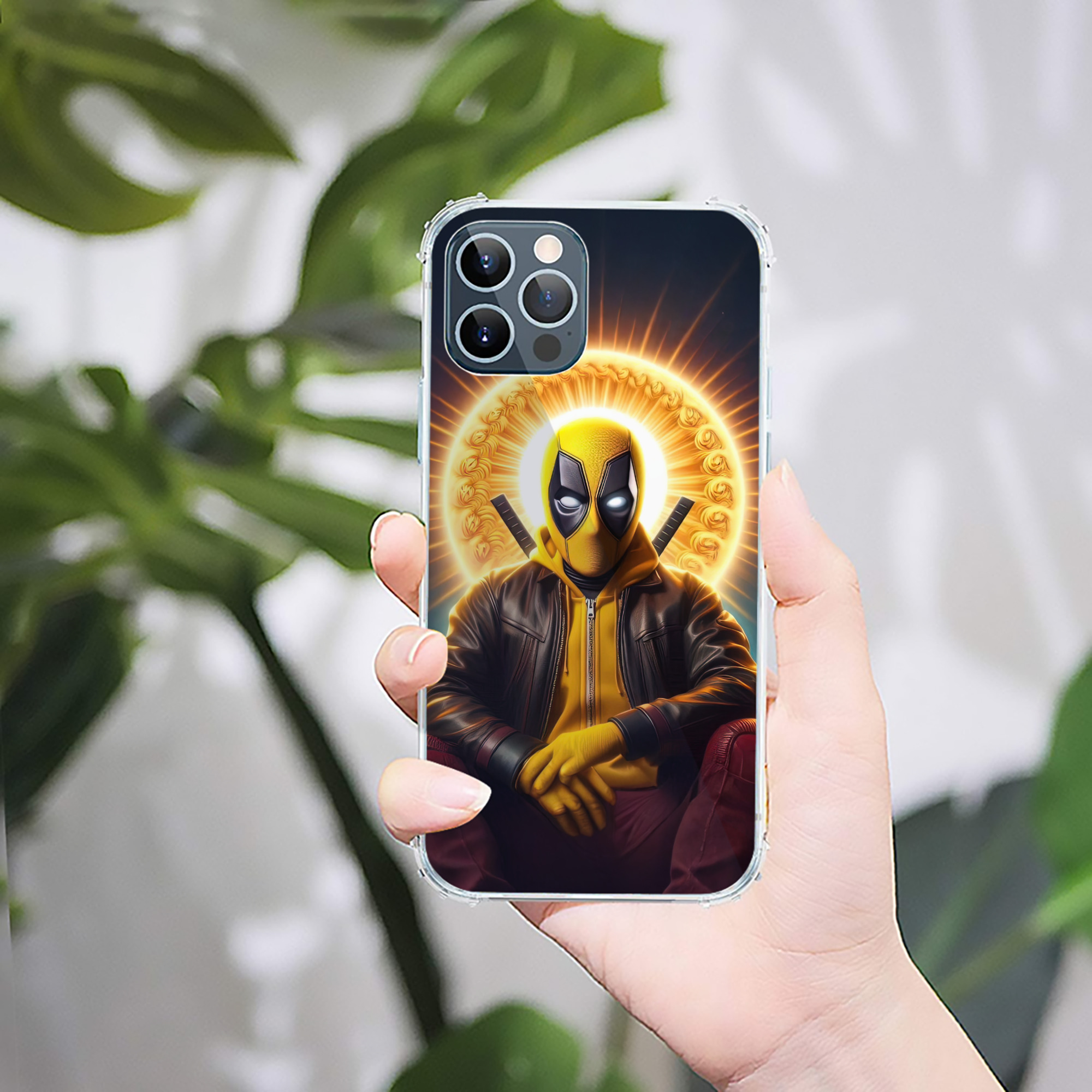（画像用） Deadpool デッドプール 【iPhone 12シリーズ対応】透明スマホケース（クリアソフトケース）